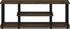 Furinno Turn-N-Tube No Tools 3D 3-Tier Entertainment TV Stand up to 50 inch TV - Image 4