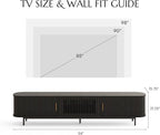 POVISON Fully-Assembled Mid Century Modern TV Stand - Image 4