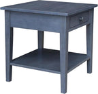 IC INTERNATIONAL CONCEPTS Spencer Gray Wood End Table - Image 5