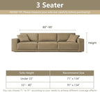 MYSKY HOME Boho Couch Cover Navy Sofa Covers - Image 5