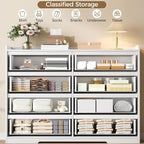 White Dresser for Bedroom, 8 Drawer Dresser Chests of Drawers - Image 4