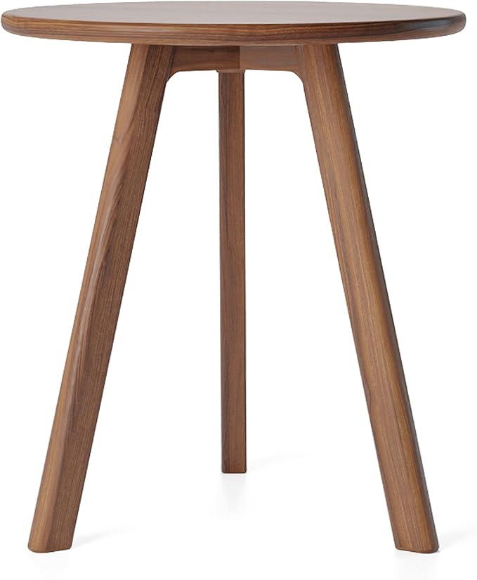 Scandinavian Walnut End Table by RAICO