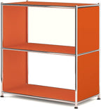 32-Inch 2-Tier Metal Bookcase, Open Shelf Storage Organizer by SIMPLINK