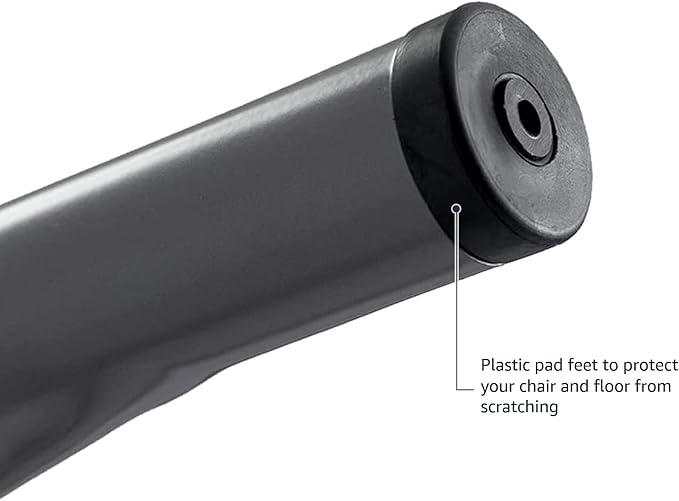 Amazon Basics Metal Dining Chairs, Indoor/Outdoor, 330-Pound Capacity, Dark Gray - Image 5