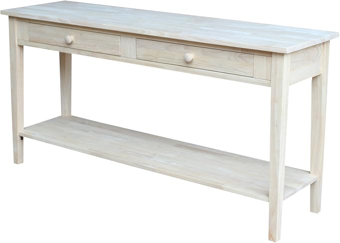 IC International Concepts Spencer Server Extended Length Console Table - Image 5