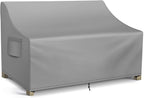 WLEAFJ Patio Sofa Cover Waterproof, 3-Seater Outdoor Sofa, Heavy Duty Deep by WLEAFJ
