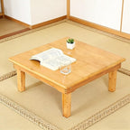 Folding Table, Japanese-Style Household Square Bamboo Tables, Computer Table - Image 3
