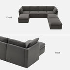 mopio Oversized Modular Sectional Sofa - Image 9