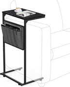 Vantic C Shaped End Table, Small Side Table by Vantic