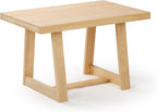 Plank+Beam 48 Inch Farmhouse Dining Table, Rustic Solid Wood Kitchen Table - Image 4