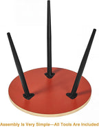 VECELO Modern Side Table, Round Small End Table, Exclusively Designed - Image 7