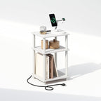 Furinno JUST Night Stand, 3-Tier Turn-N-Tube Nightstand - Image 5