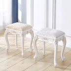 Vintage Vanity Stool Vanity Chair, Round & Rectangular Makeup Stool, Cute - Image 2