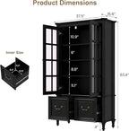 QUW 63" Tall Display Cabinet - Image 3