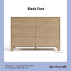 Storkcraft California 6 Drawer Double Dresser – GREENGUARD Gold Certified - Image 5