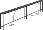 SUPERJARE 110.2 Inch Sofa Table by SUPERJARE