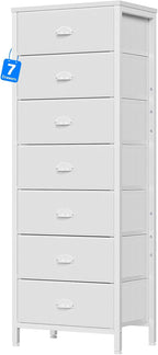 Furnulem White Tall Dresser for Bedroom - Image 9