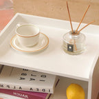 MaxSmeo White Nightstand, Small Bed Side Table - Image 6