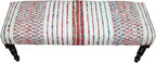 LR Home Multicolor Handmade Upholstered Bench - Image 5