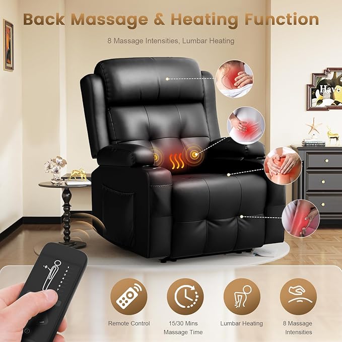 Recliner Sofa Set, Massage Home Theater Set - Image 6