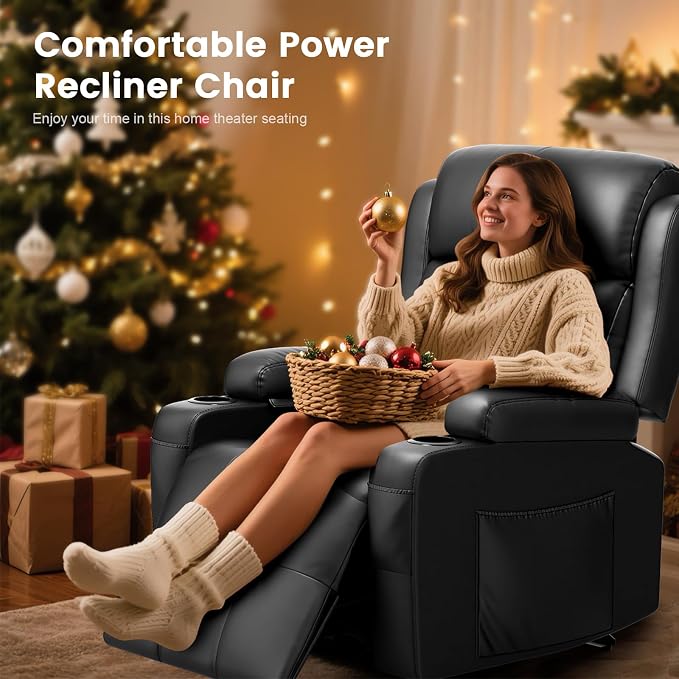 Recliner Sofa Set, Massage Home Theater Set - Image 8