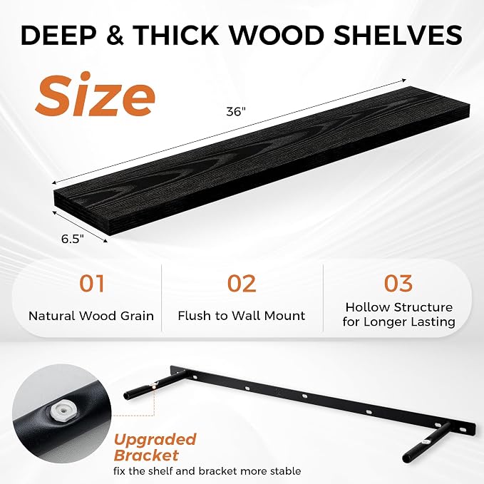 Fun Memories 36Inch Floating Shelves - Image 3