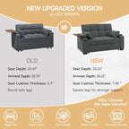 Auvsoce 65'' Chaise Lounge Chair Indoor, 3-in-1 Convertible Sofa Bed - Image 7