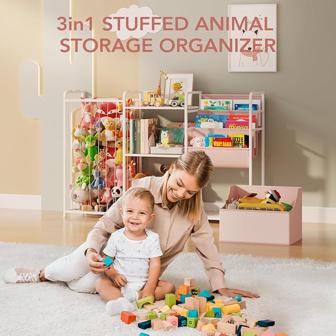 BBLIKE 3in1 Stuffed Animal Storage Organizer - Image 7