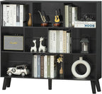 YAHARBO 10 Cube Bookshelf, 3 Tier Bookcase by YAHARBO