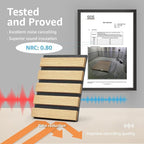 Art3d 4 Pack 47.2 x 23.6in. Wood Slat Acoustic Panels - Image 4