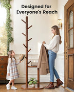 Pipishell Coat Rack, Freestanding Hall Tree - Image 5