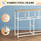 WLIVE 7 Drawer Dresser TV Stand, Entertainment Center, Media Console Table - Image 7