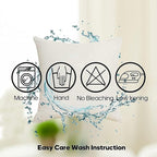 YCOLL Pillow Covers 20x20 Set of 4, Modern Sofa Throw Pillow Cover, Decorative - Image 7