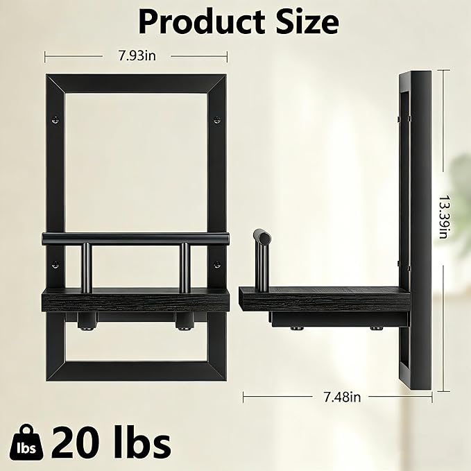 Sbosbo Floating Shelves for Wall, Plant Shelf Indoor, Wall Planters for Indoor - Image 3