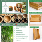 Folding Table, Japanese-Style Household Square Bamboo Tables, Computer Table - Image 5