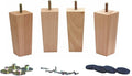 WEICHUAN Tapered Solid Beech Wood Furniture Legs by WEICHUAN