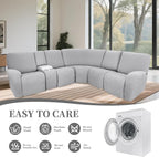 100% Waterproof Sectional Recliner Couch Covers - Image 8