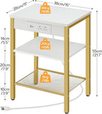 HOOBRO Side Tables Set of 2 - Image 3