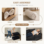 Upgrade Boneless Couch with Storage, Extra Deep&High Seat Modular Sectional - Image 9