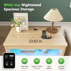 WOOVIVS End Table with Gun Drawer - Image 4