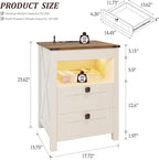 HWB LED Nightstand Set of 2 - Image 3