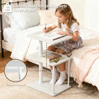 Faesun 360° Swivel Side Table for Height Adjustable, C Shaped End Table for - Image 3