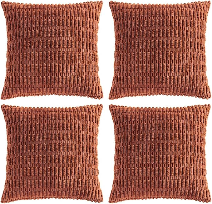 Fancy Homi 4 Packs Decorative Throw Pillow Covers by Fancy+Homi