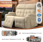 RV Loveseat Recliner Sofa, Wall Hugger Recliners - Image 5