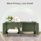Homhedy Boho Cat Litter Box Enclosure - Image 4