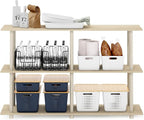 Furinno Turn-N-Tube No Tools 3-Tier Rectangle Side Display Rack, Bauhaus - Image 5