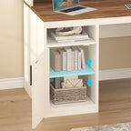 YOMILUVE 65 Inch Computer Desk - Image 6