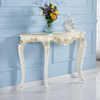 Vintage French Console Table, Wood Entryway Table - Image 2