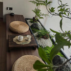 Japanese Style Tatami Table, Low Wood Stool, Suitable - Image 2