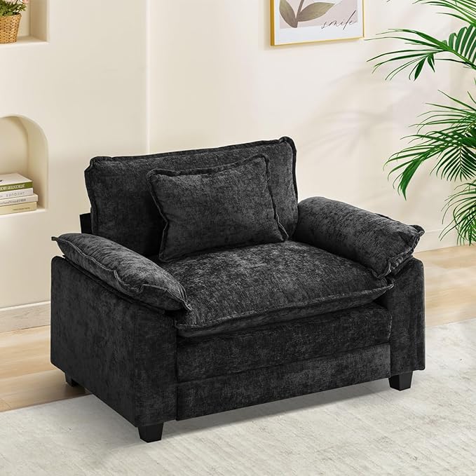 Oprisen Modular Sectional Sofa, Comfy Cloud Couch Sectional Sofa, Chenille Sofa by Oprisen